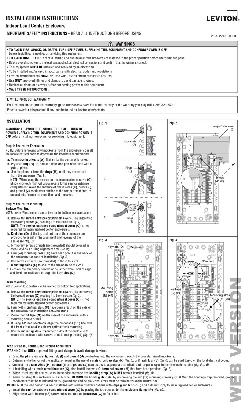 Leviton LP420-CBW User manual