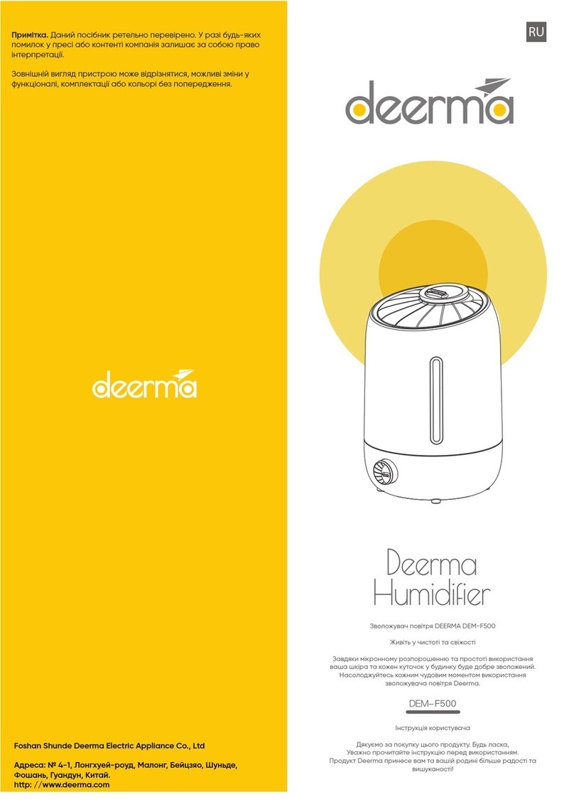 deerma DEM-F500 quick start guide