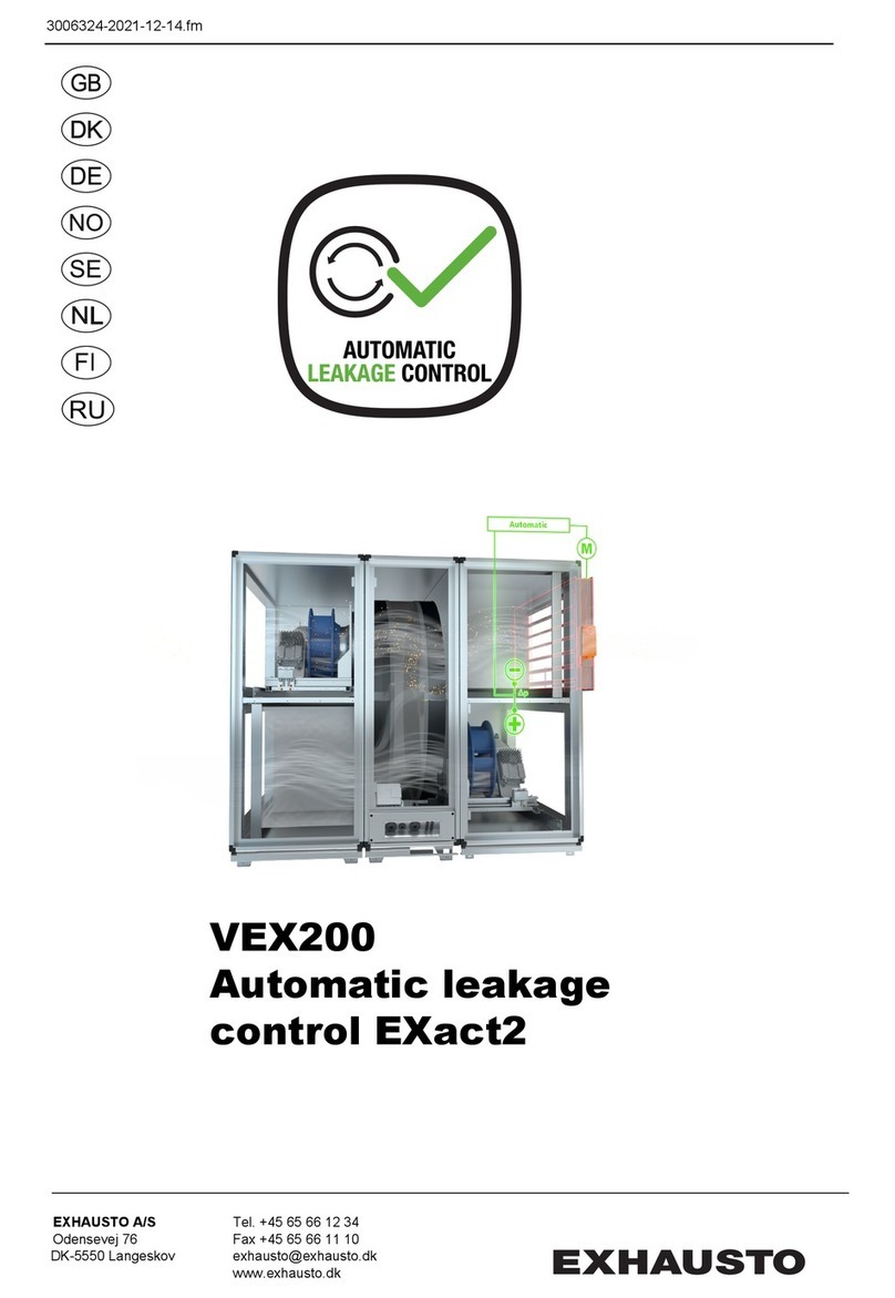 Exhausto EXact2 VEX200 instruction manual