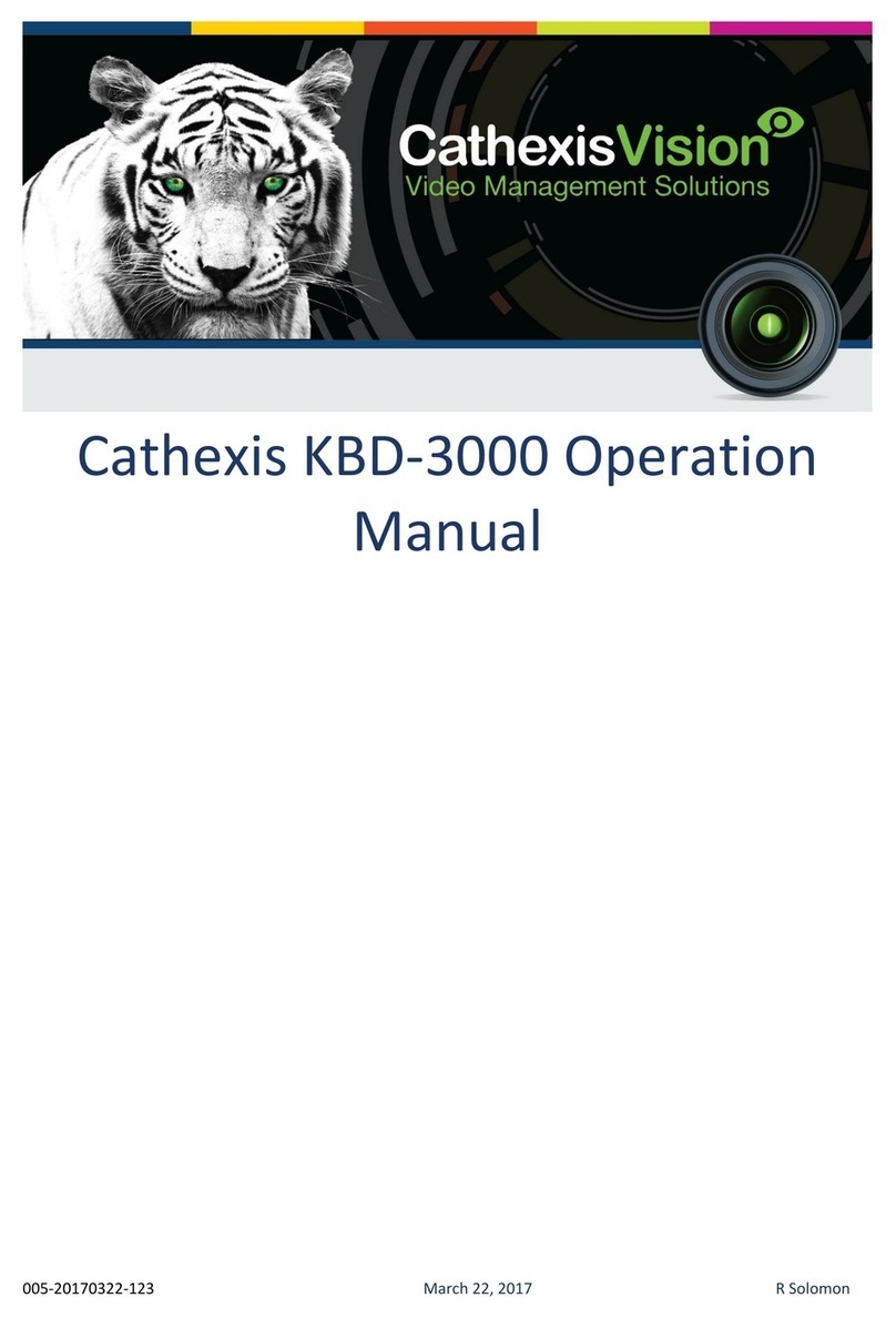 CATHEXIS KBD-3000 Operation manual