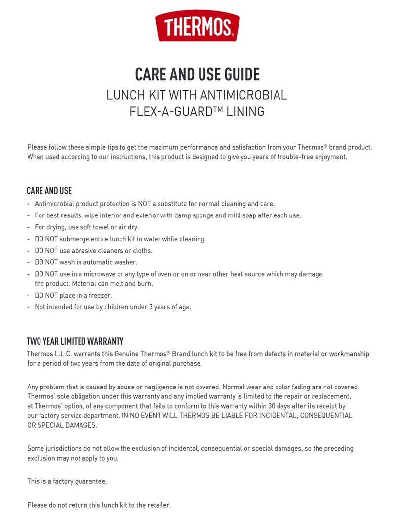 Thermos K220242006 Care and use guide