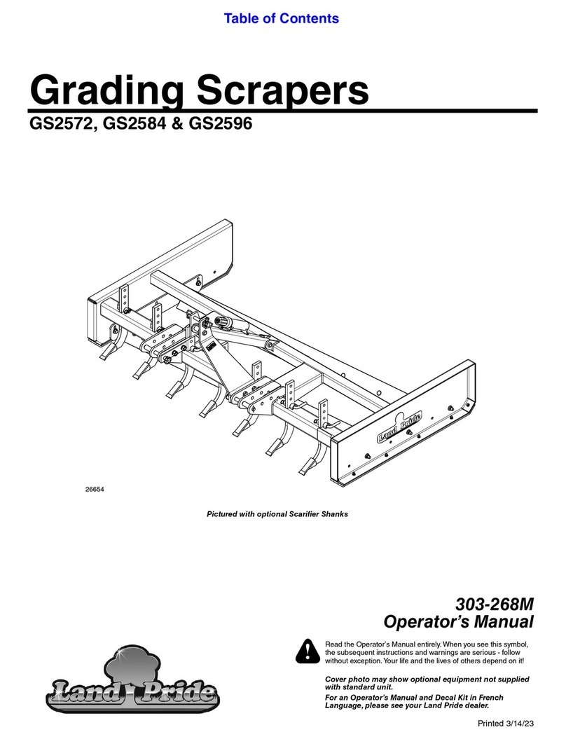 Land Pride GS25 Series Operator's manual