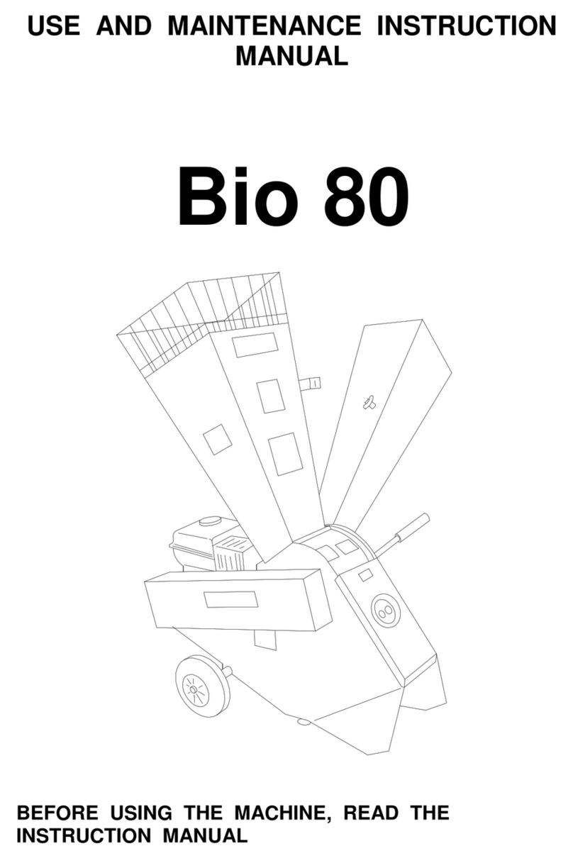 Caravaggi Bio 80 Use and maintenance instruction manual