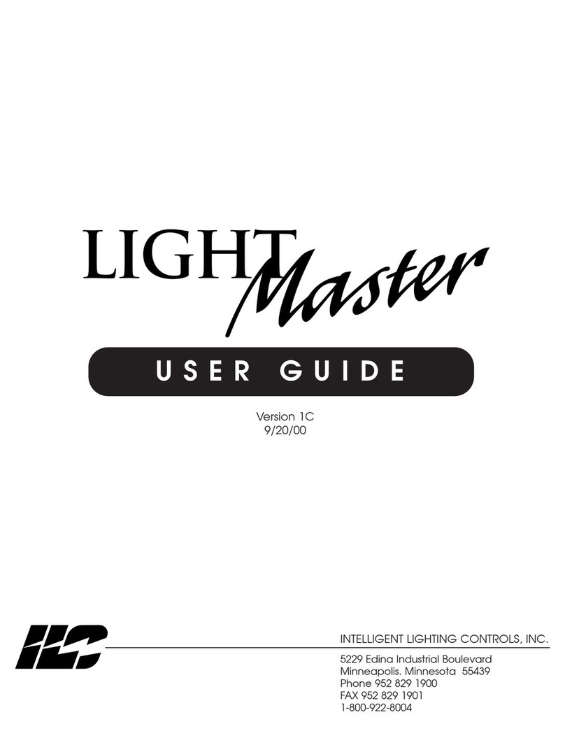 Intelligent Lighting Controls, Inc. Light Master user guide