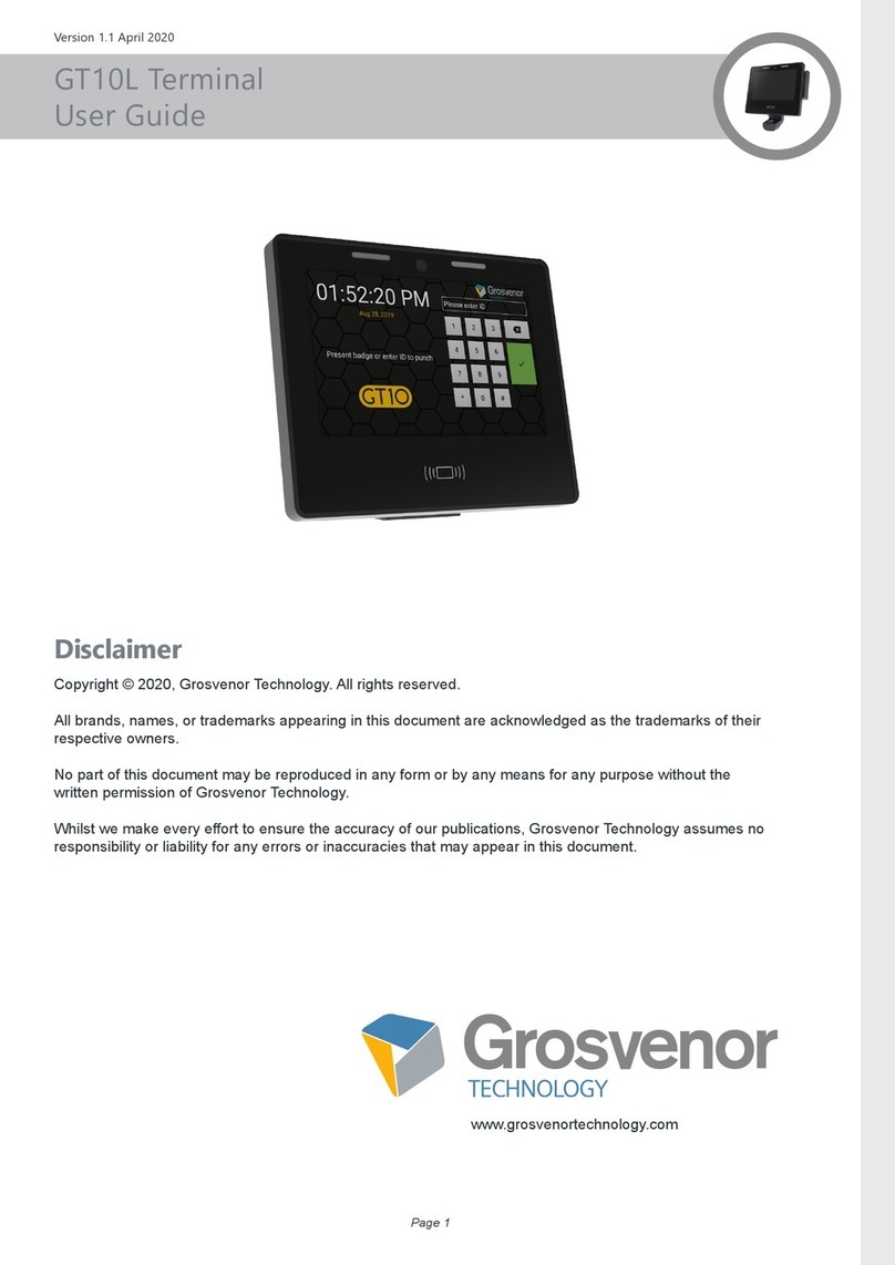 Grosvenor GT10L user guide