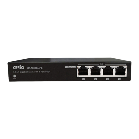 Cerio CS-1005G-4PX User manual