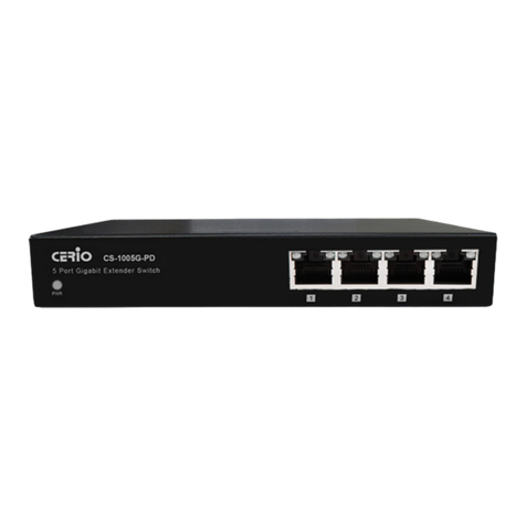 Cerio CS-1005G-PD User manual