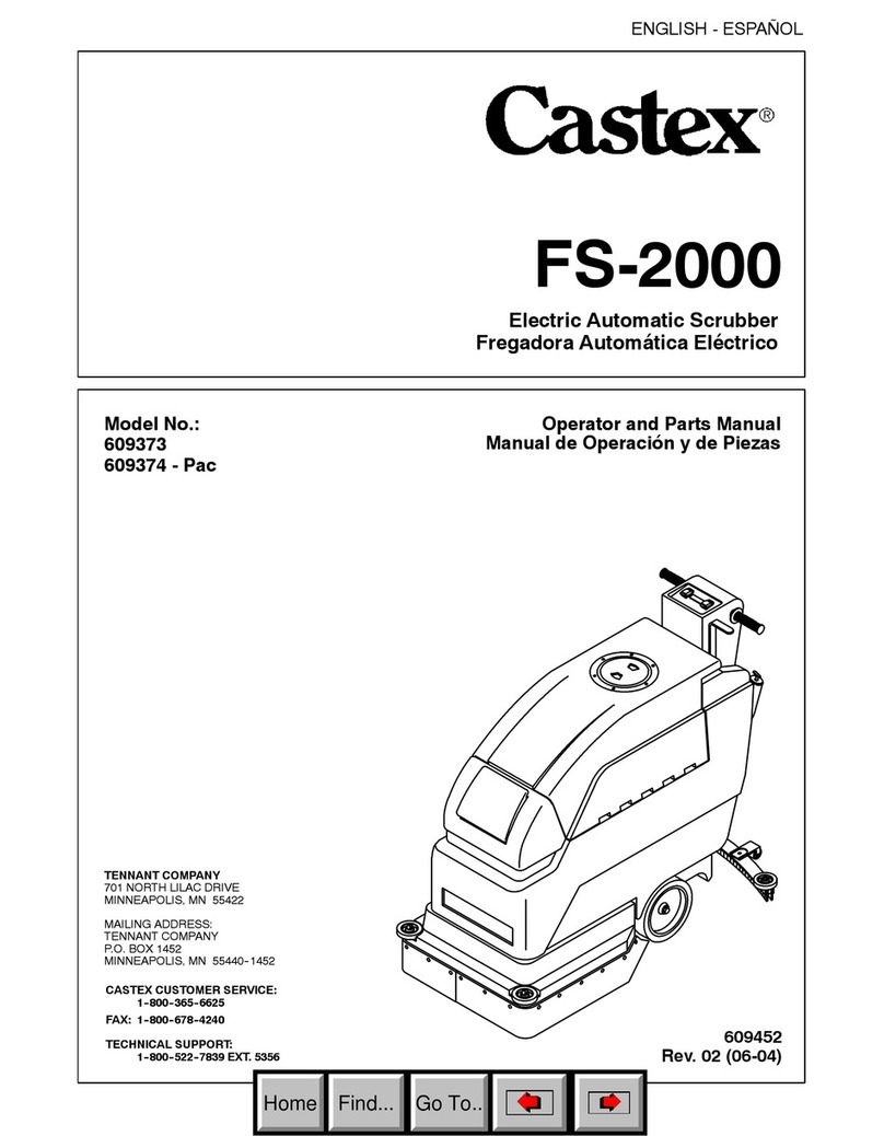 Castex FS-2000 Operator and parts manual