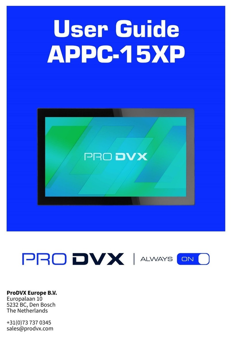 Pro DVX APPC-15XP user guide