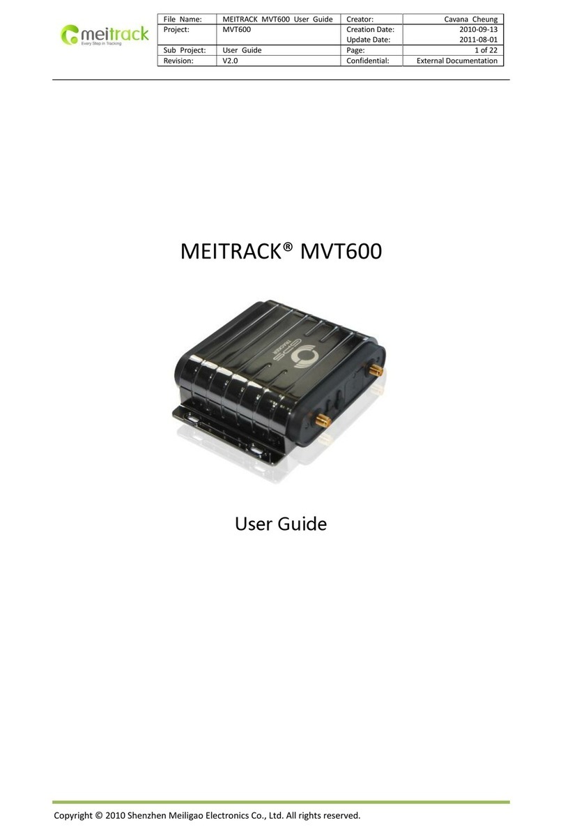 MeiTrack iButton MVT600 User manual