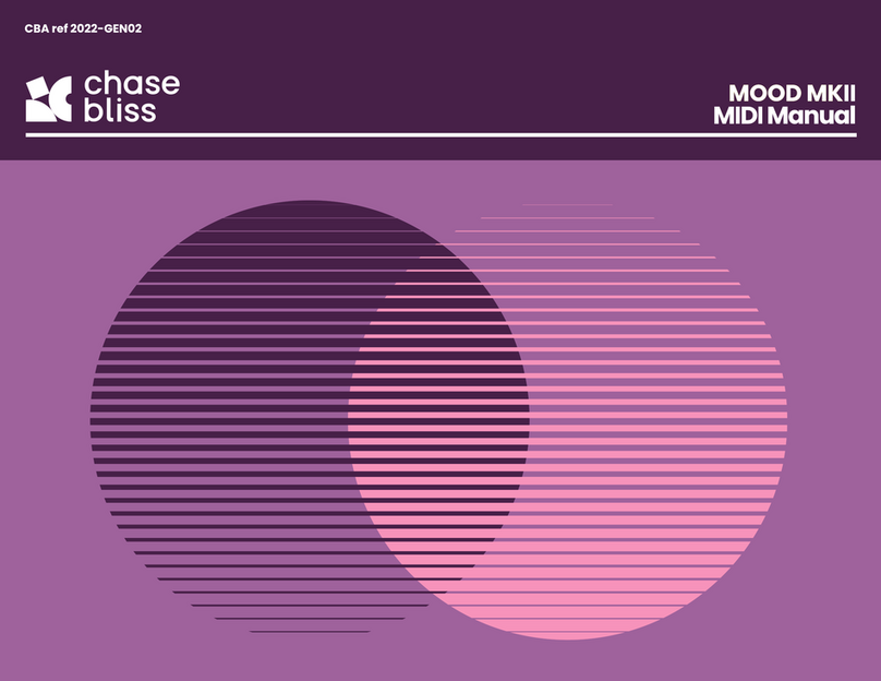 Chase Bliss Audio MOOD MKII User manual