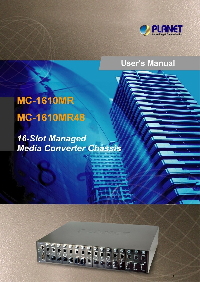 Planet MC-1610MR user manual