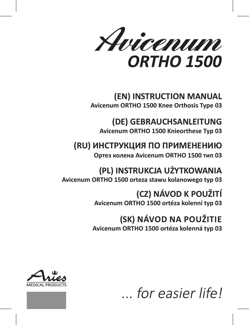 Aries Avicenum ORTHO 1500 User manual