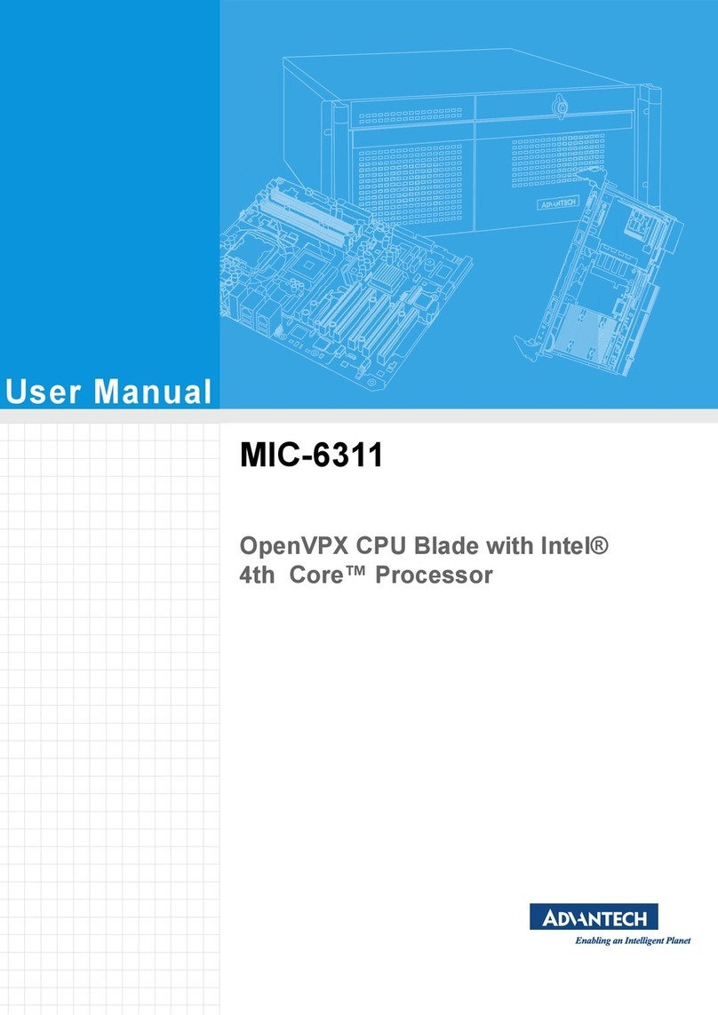 Advantech MIC-6311 User manual