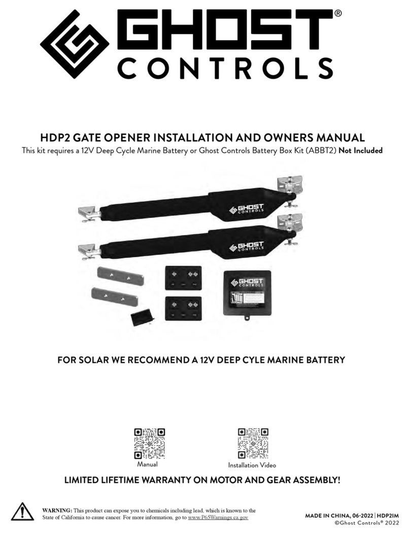 Ghost Controls HDP2 Installation and owner's manual Ghost Controls HDP2 Installation and owner's manual