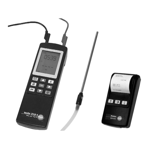 TESTO 312-1 instruction manual