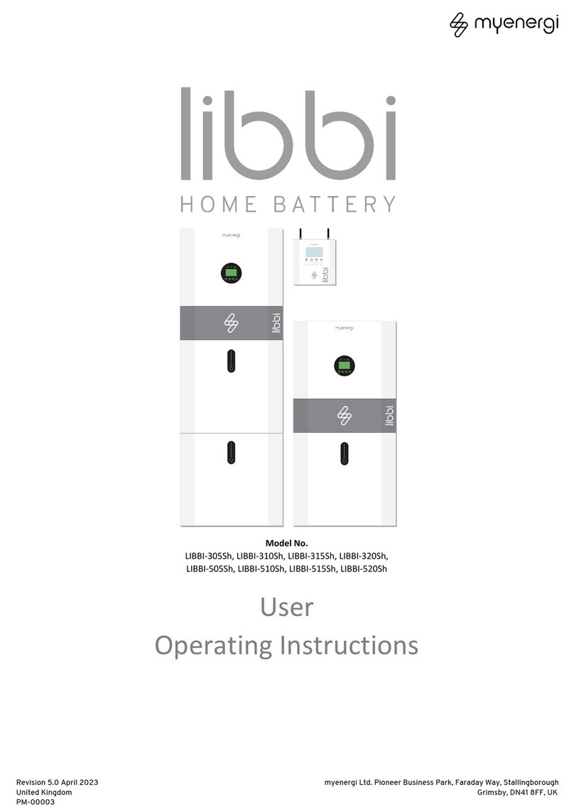 Myenergi LIBBI-305Sh User operating instructions