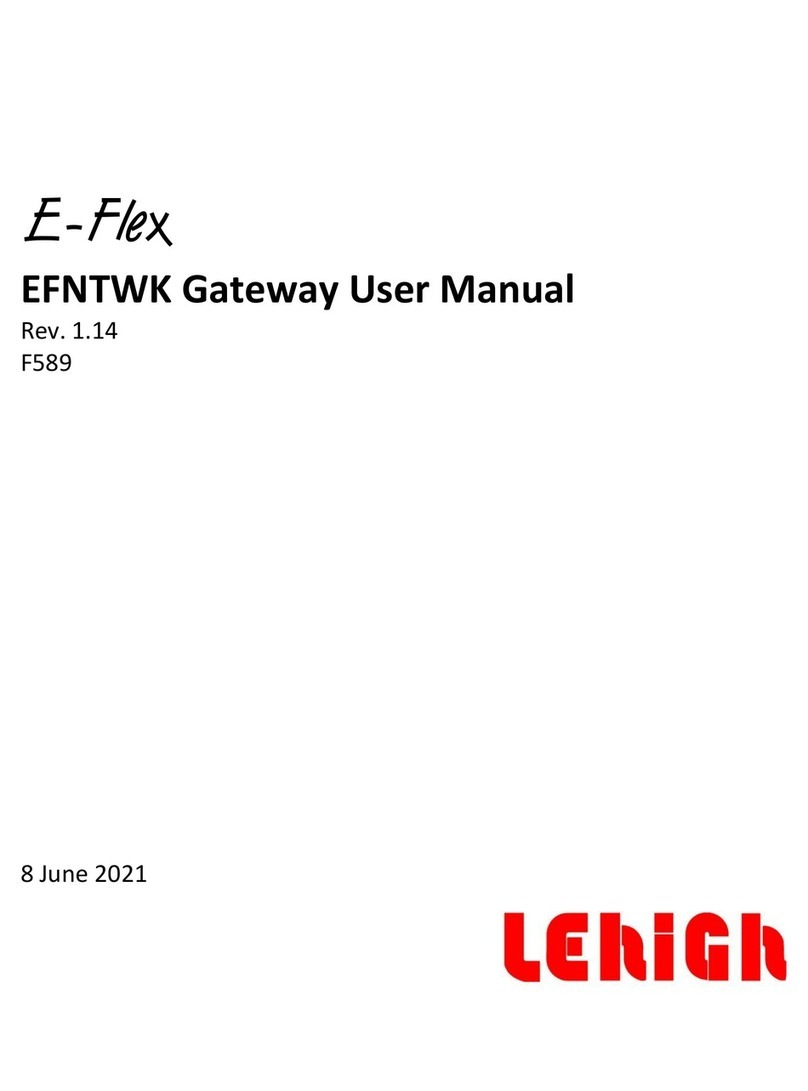 Lehigh E-Flex EFNTWK user manual