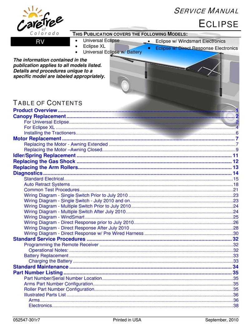 Carefree Eclipse Service manual Carefree Eclipse Service manual