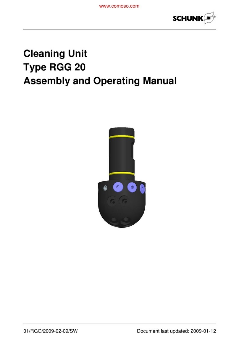 SCHUNK RGG 20 Assembly and operating manual