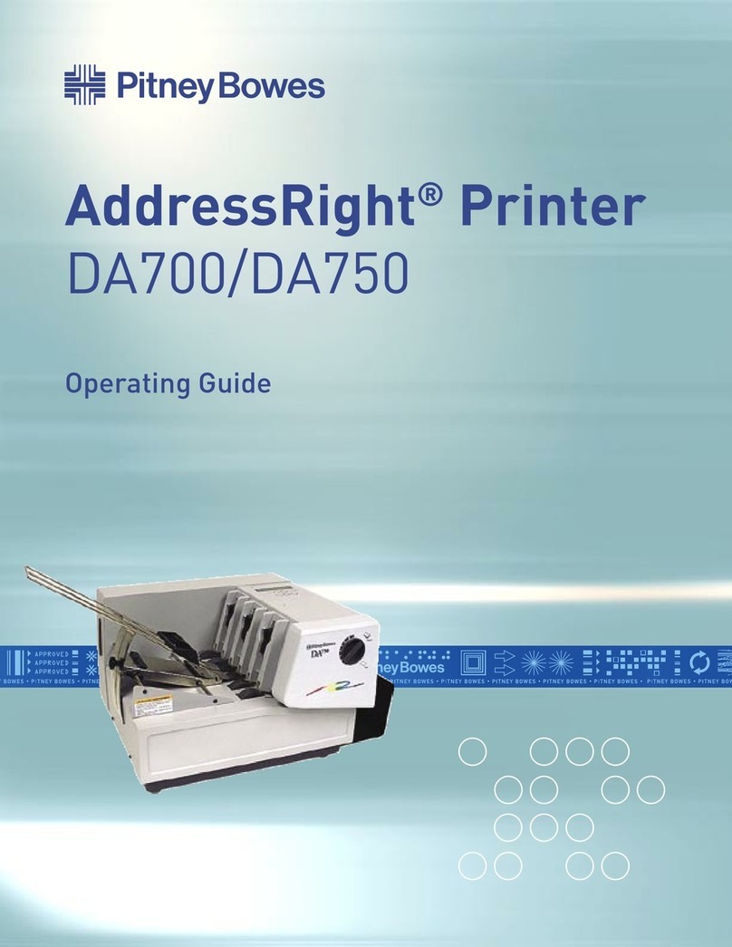 Pitney Bowes ADDRESSRIGHT DA700 operating guide
