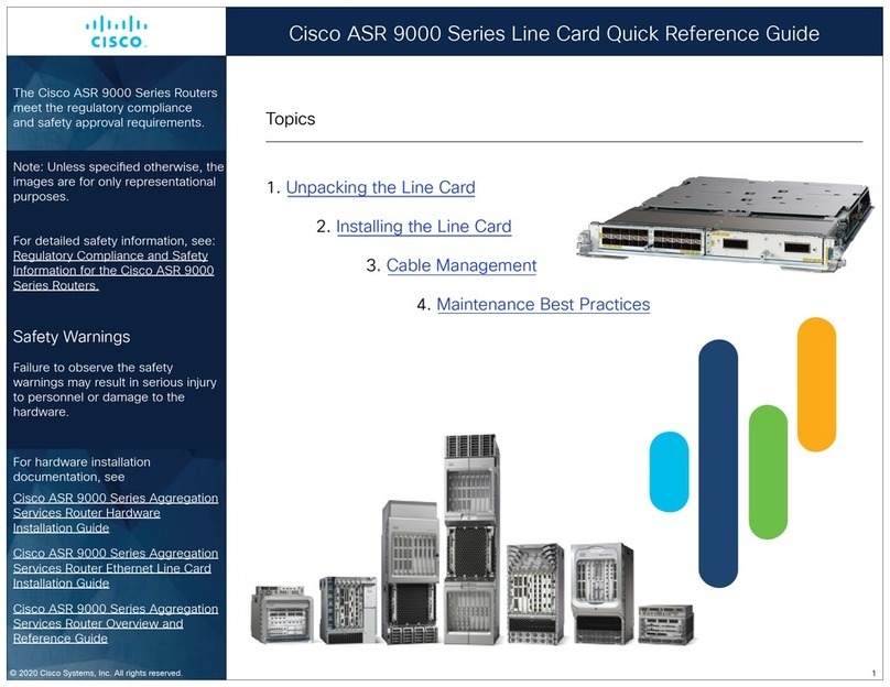 Cisco ASR 9000 Series User manual