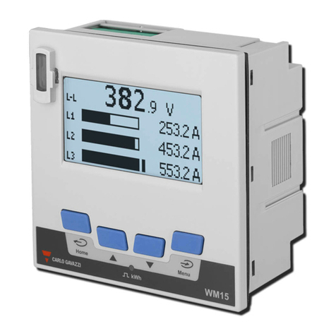 CARLO GAVAZZI WM15 user manual