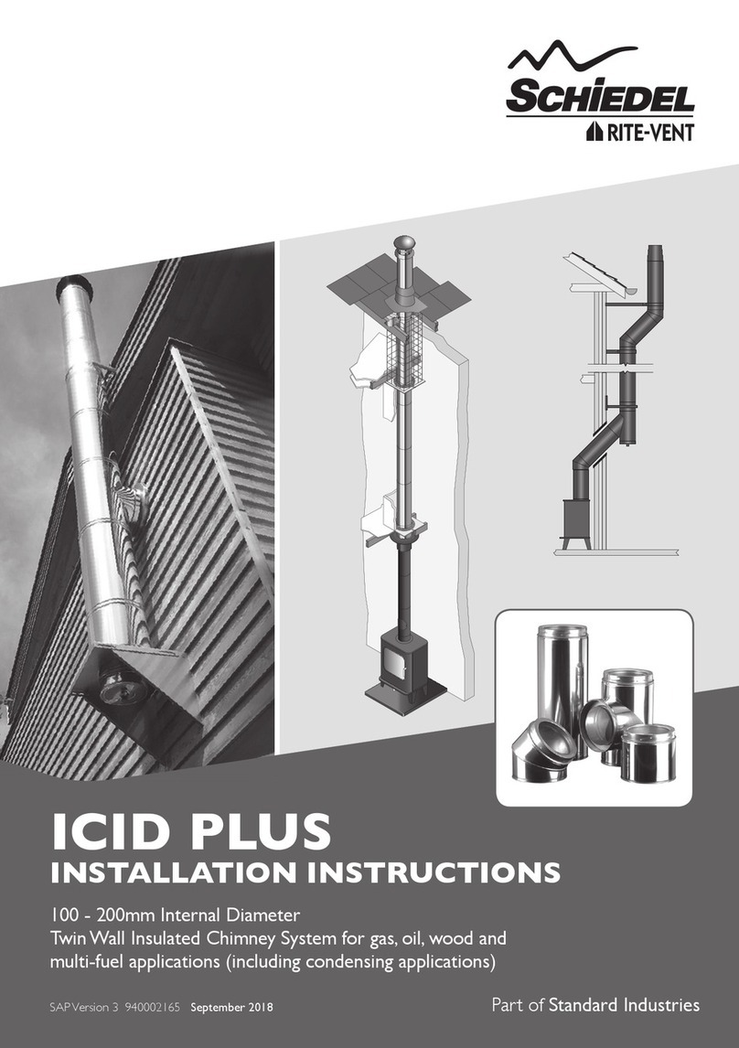 Schiedel RITE-VENT ICID PLUS installation instructions Schiedel RITE-VENT ICID PLUS installation instructions