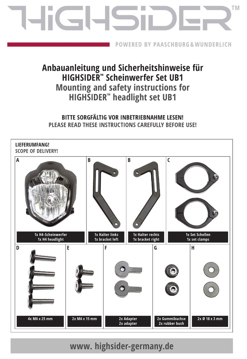 HIGHSIDER UB1 Technical manual