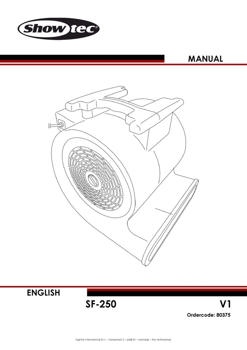 Show Tec SF-250 User manual