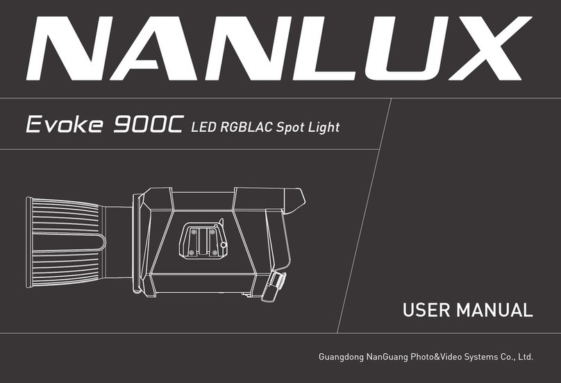 NANLUX Evoke 900C user manual NANLUX Evoke 900C user manual
