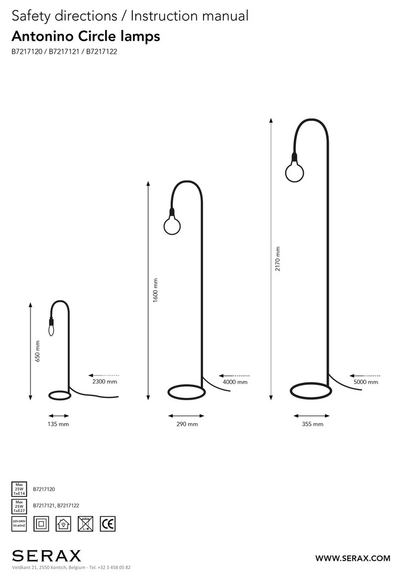 SERAX Antonino B7217120 instruction manual
