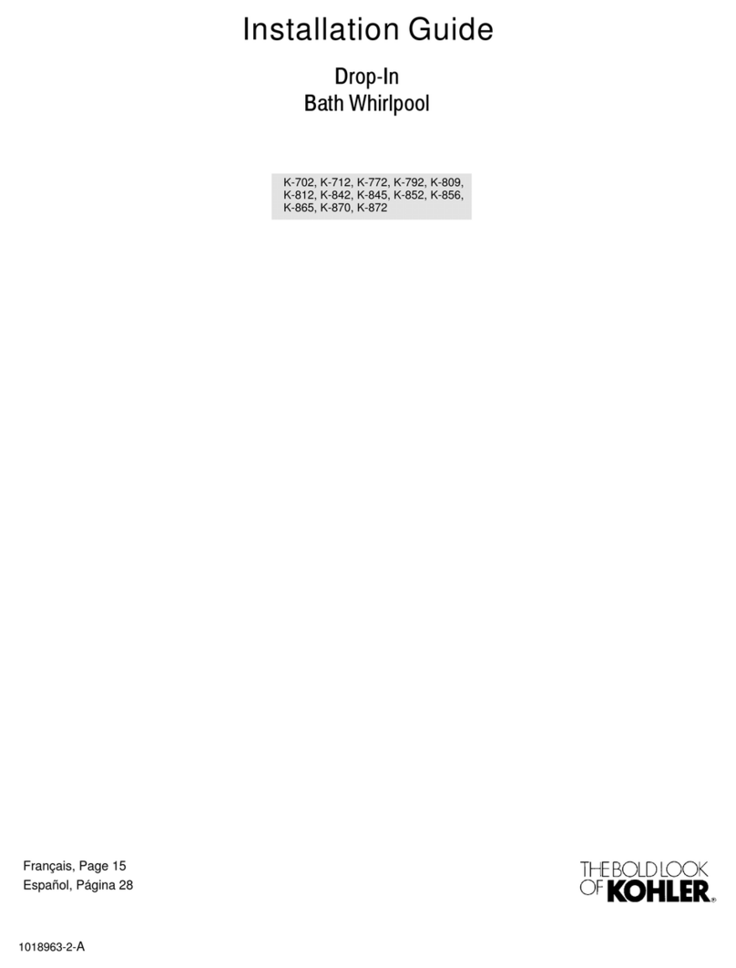 Kohler K-702 User manual