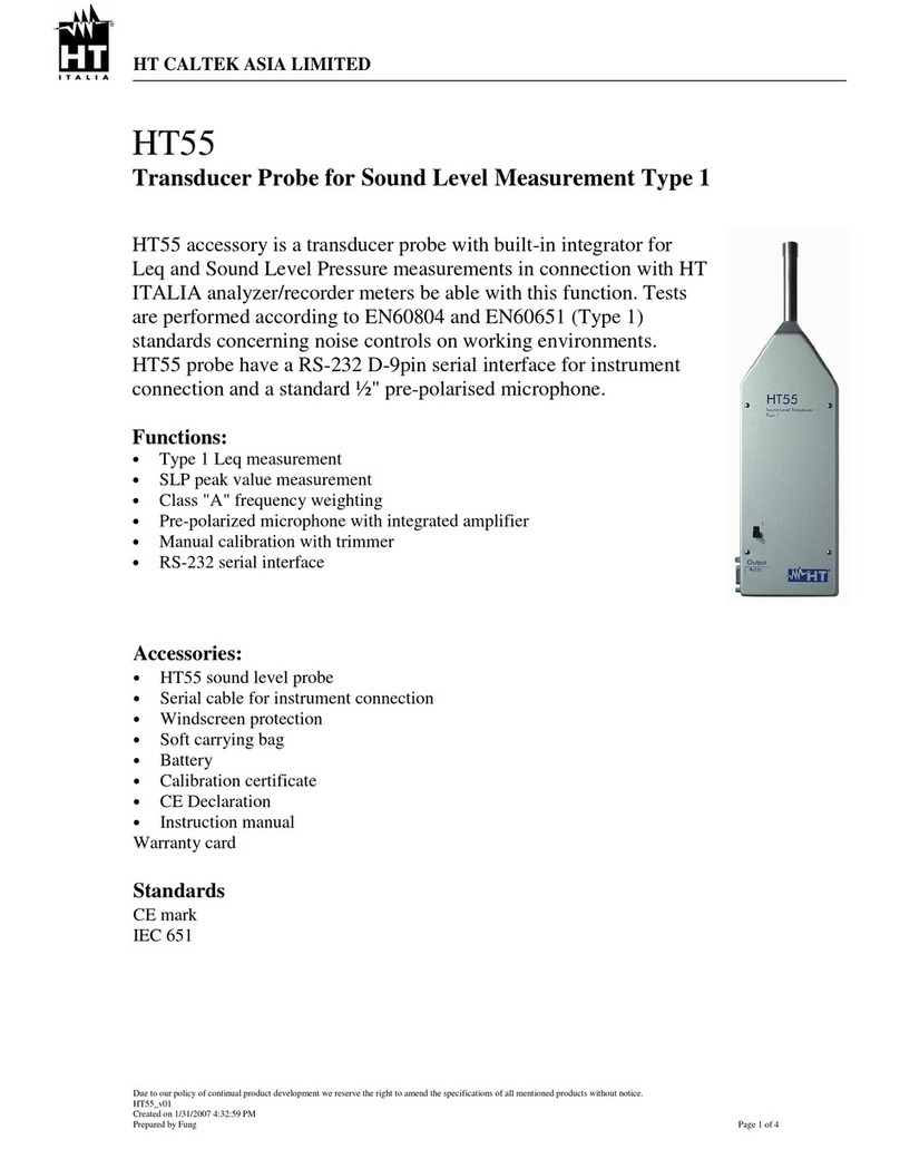 HT Italia HT55 User manual