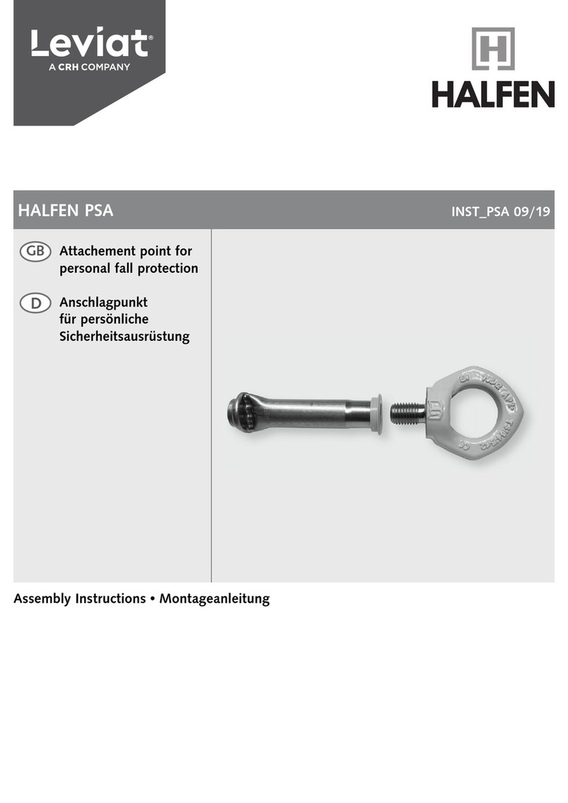 CRH Leviat HALFEN PSA User manual