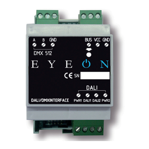 EYEON 080414 E DALI/DMX Technical manual EYEON 080414 E DALI/DMX Technical manual