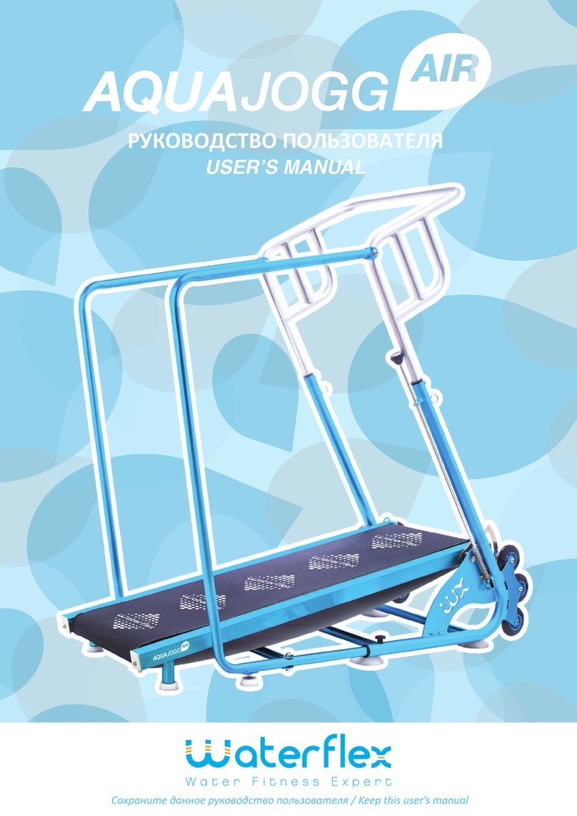 Waterflex AquaJogg user manual Waterflex AquaJogg user manual