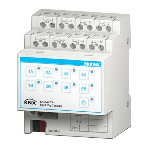 Ekinex KNX EK-CA1-TP User manual