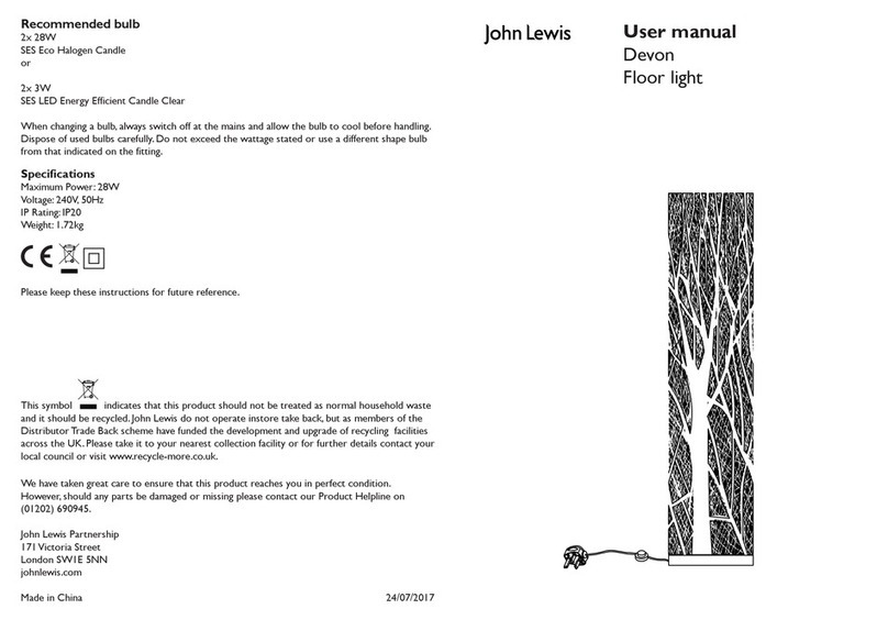 John Lewis Devon User manual