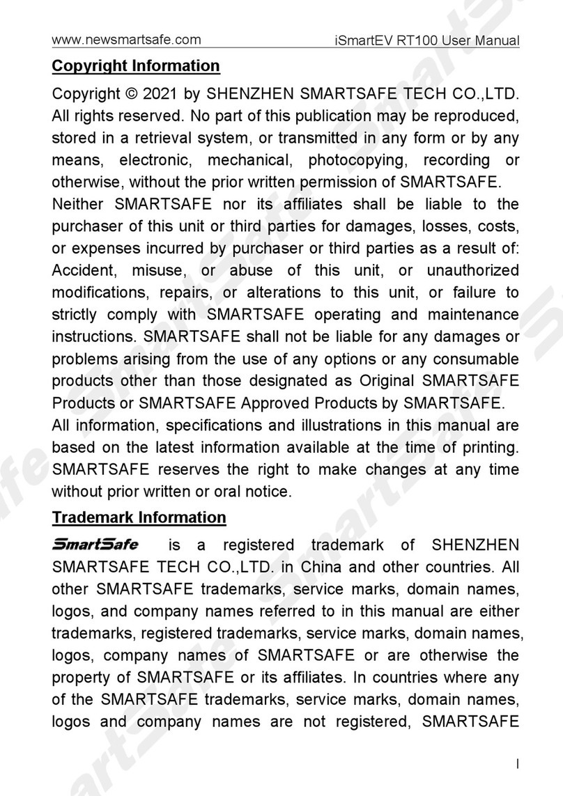 SmartSafe iSmartEV RT100 user manual
