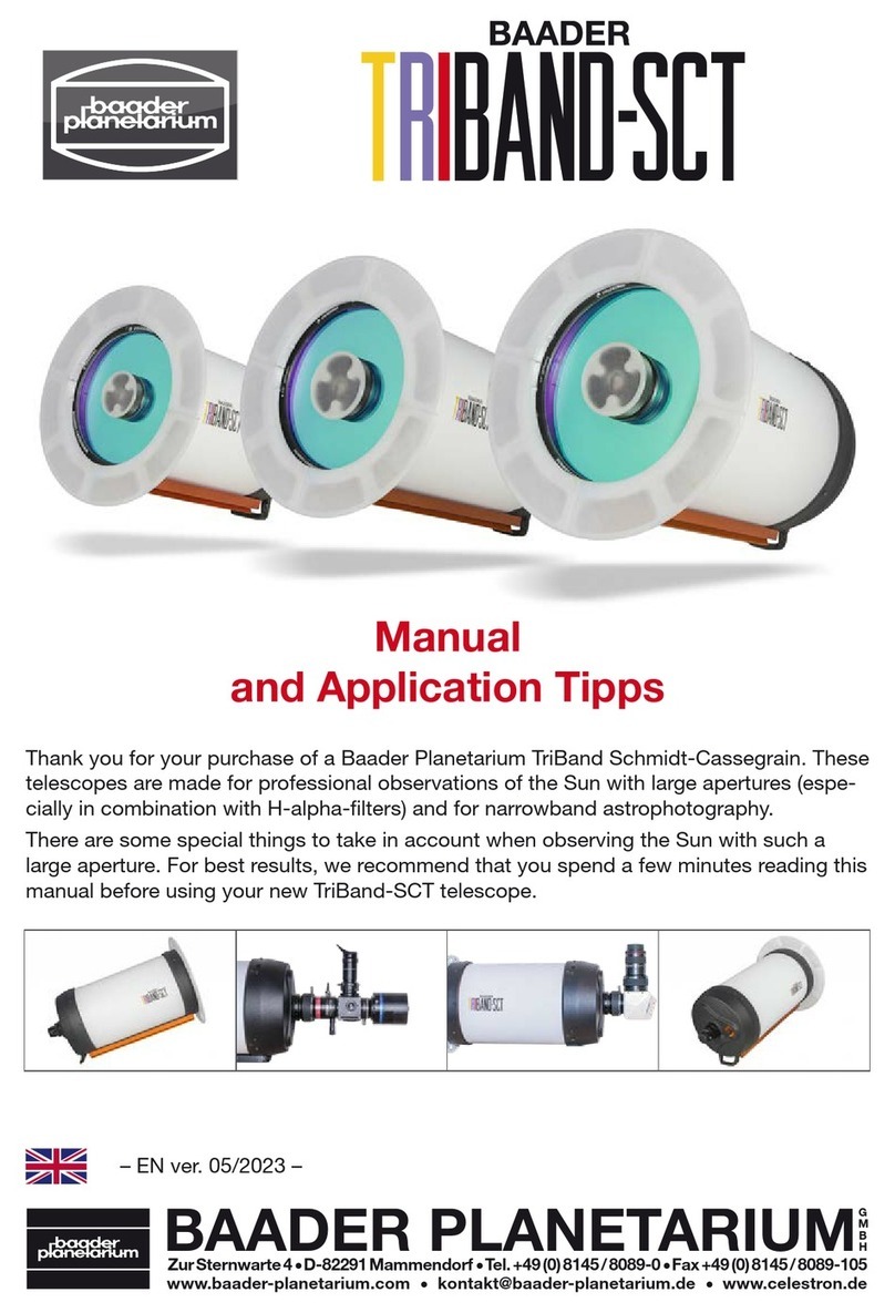 Baader Planetarium TRIBAND-SCT manual Baader Planetarium TRIBAND-SCT manual