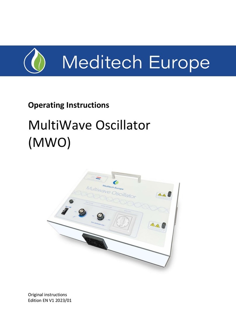 Meditech Europe Multiwave Oscillator operating instructions