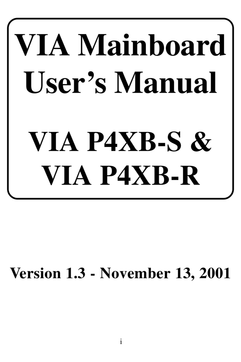 VIA Technologies P4XB-S user manual