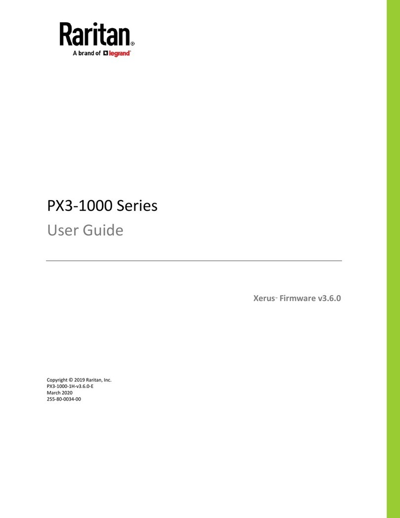 LEGRAND Raritan PX3-1000 Series user guide