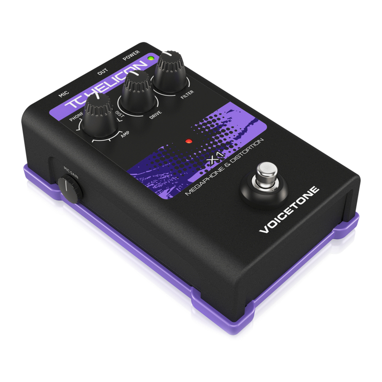 TC-Helicon VoiceTone X1 user manual