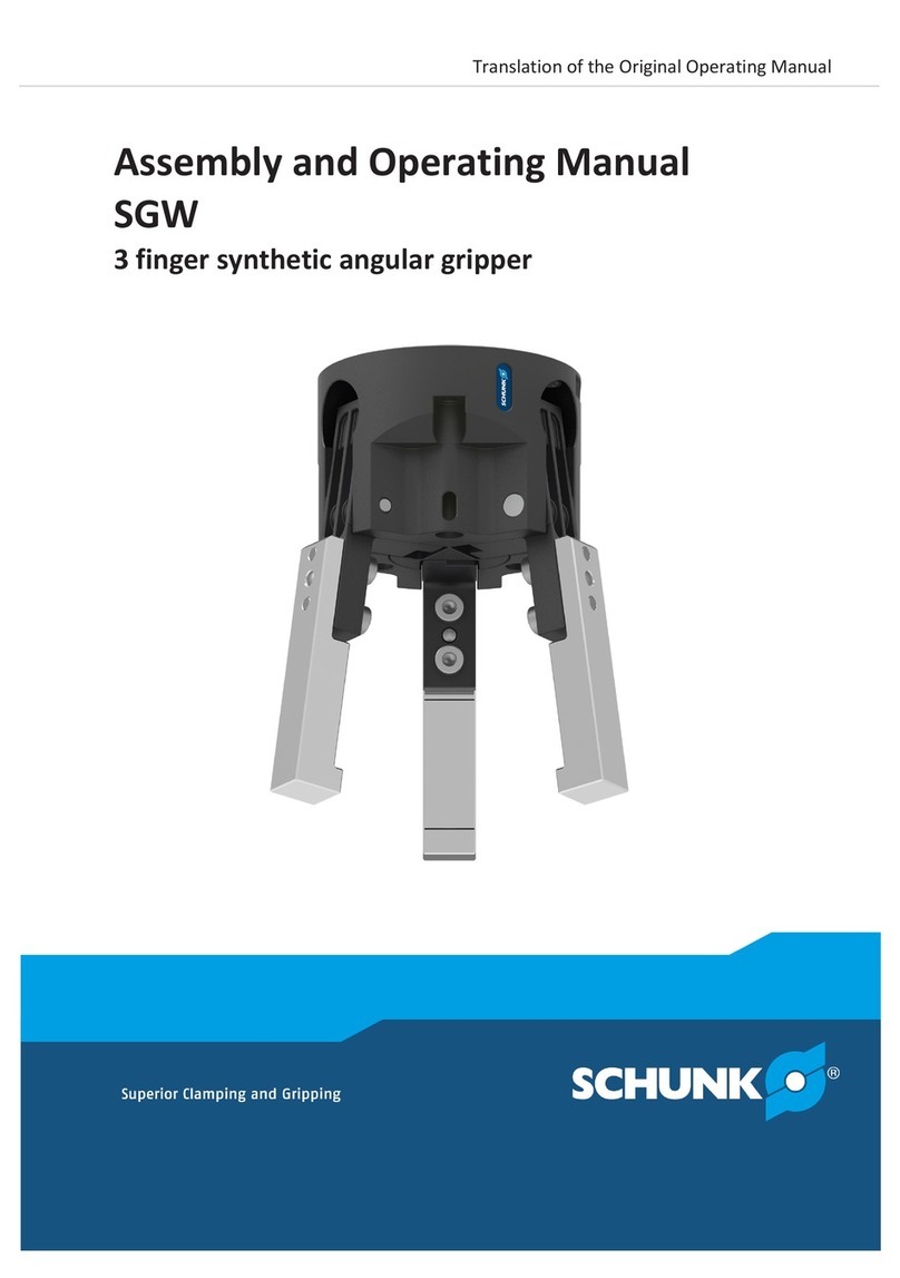 SCHUNK SGW User instructions