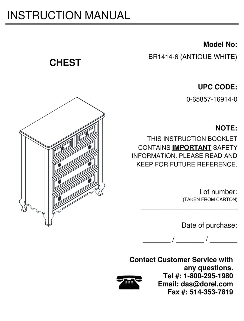 Dorel BR1414-6 instruction manual