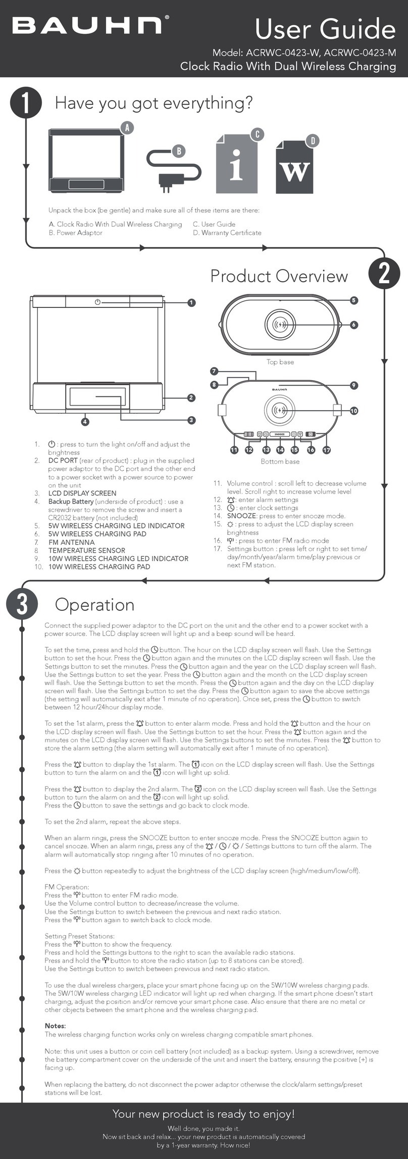 Bauhn ACRWC-0423-W user guide