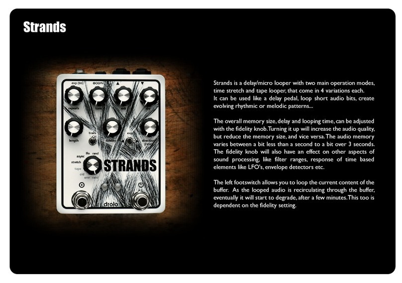 Drolo Strands manual