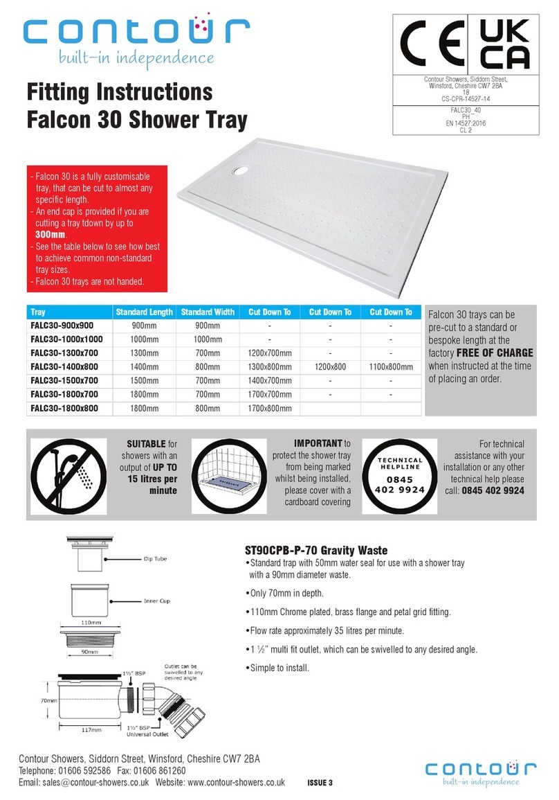Contour Falcon 30 Fitting instructions